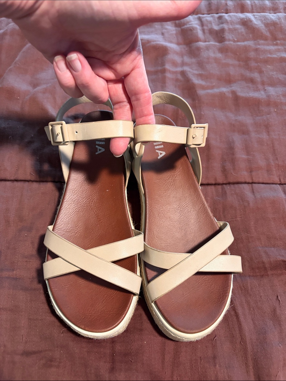 Sandals by MIA Brand. EUC! - Picture 2 of 16